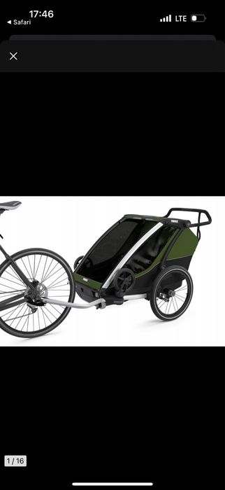 Przyczepka rowerowa thule cab 2