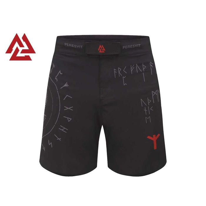 Шорти для ММА Peresvit Valhalla Black | шорти для єдиноборств Пересвіт