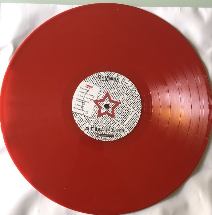 Vinil novo selado colorido vermelho Mr. Maurix punk rock metal numetal