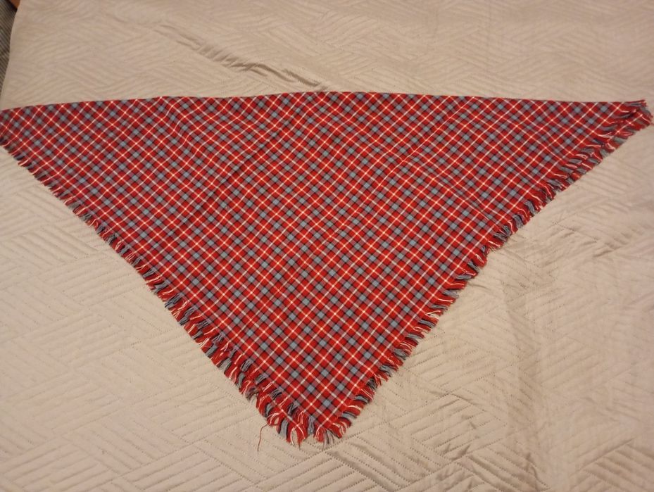 Chusta apaszka w kratę