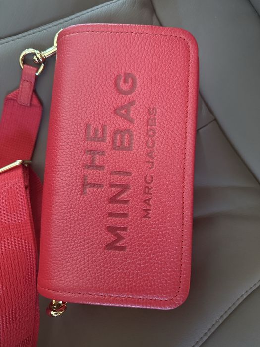 Mala a Tiracolo Mini Crossbody em Pele - Marc Jacobs