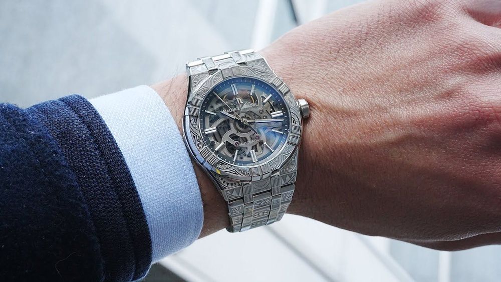 Maurice Lacroix Skeleton часы эксплозивные