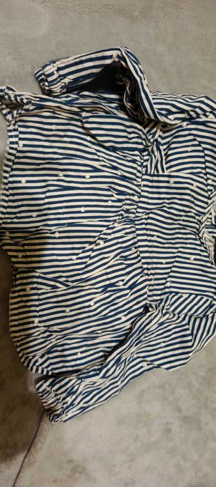 Bluzeczki Zara Reserved w kratkę rozm. 74 -80