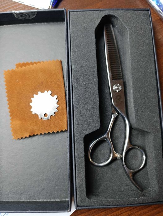 Nożyczki do włosów degażówki stal nierdzewna