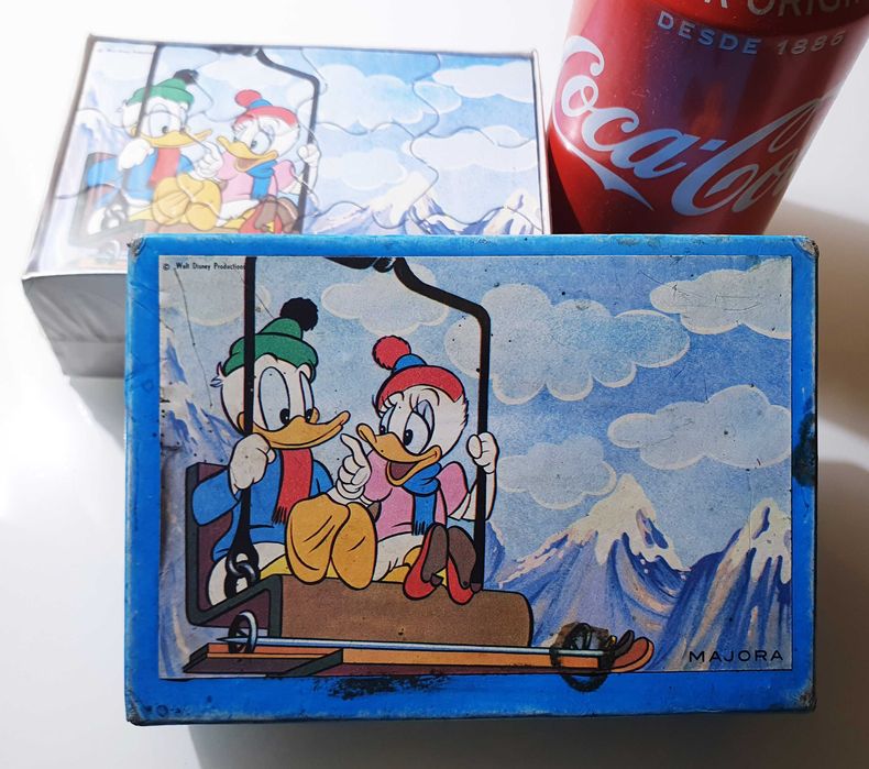 Antigo "Jogo Puzzle Disney da Majora" ~ Novo Selado ~ Anos 60 ~ RARO