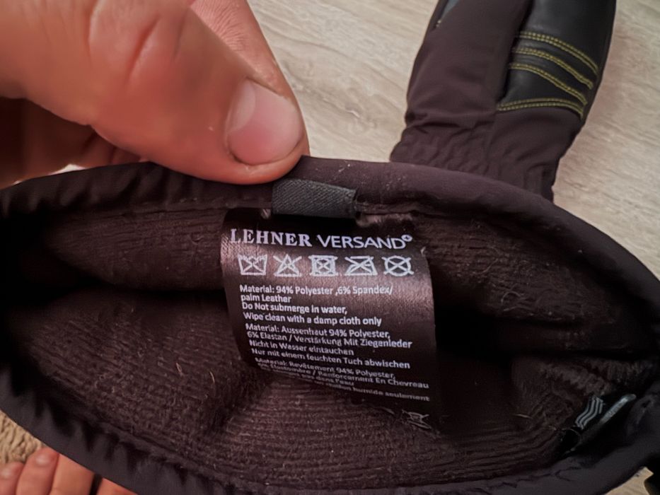 Перчатки з підігрівом lehner versand