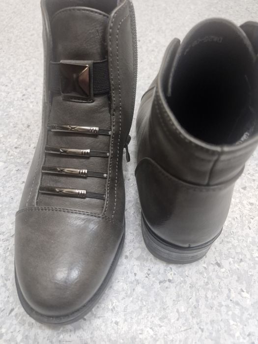 Botki szare Rozmiar 36