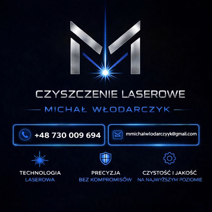 Profesjonalne czyszczenie laserowe metalu