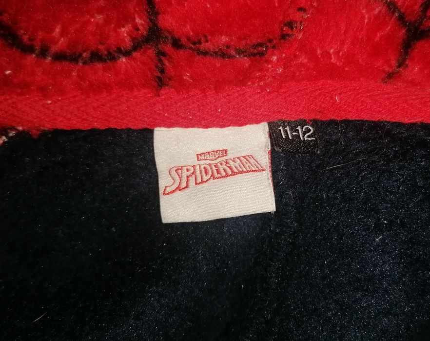 Fato Pijama Spiderman com Capuz Máscara