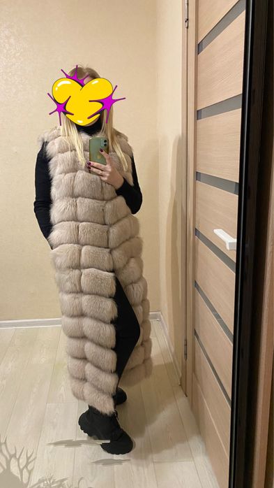 Продам жилетку из песца