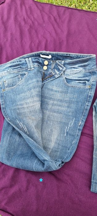 Calças ganga indian rose/ salsa