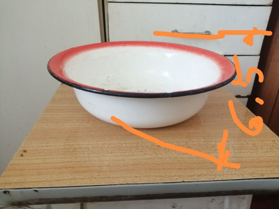 Миска эмалированная