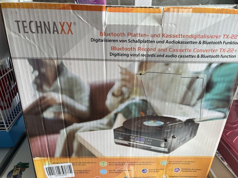 Виниловый проигрыватель Technaxx TX-22