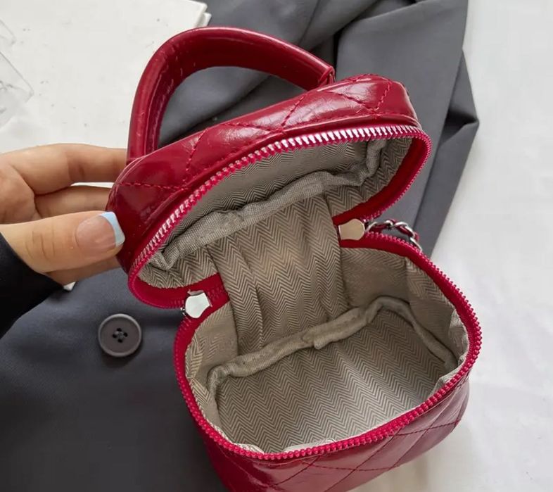 Сумка міні червона