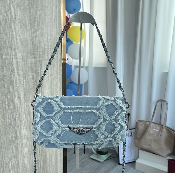 Джинсова сумка в стилі Zadig & Voltaire Rock / Денім
