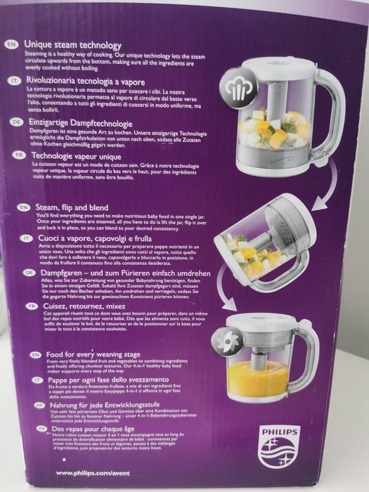 Philips Avent Robot 4 em 1 (SCF875) - por estrear