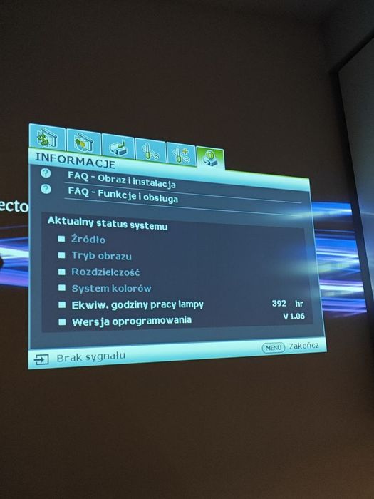 Projektor BenQ MX511 mało używany.