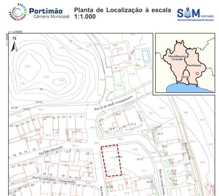 Lote de terreno para construção - sito em Companheira - Portimão