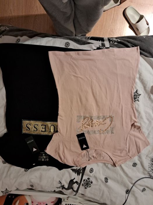 2 bluzki, marki GUESS, rozmiar S i M