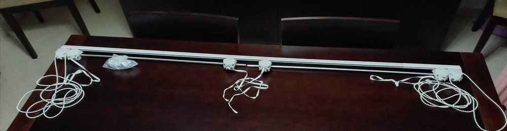 Kit duplo para cortinado japonês