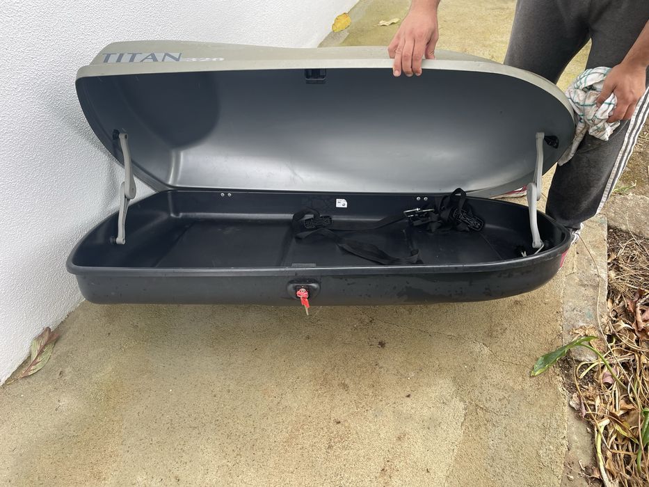 Mala de Tejadilho Titan 320L – Bagageira de Teto para Automóvel