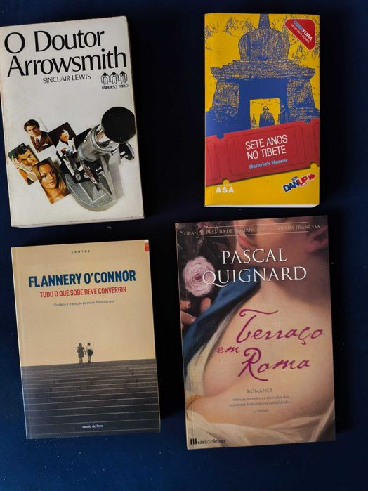 Lote 4 Grandes Livros Alta Literatura Viagens e Prémios Nobel