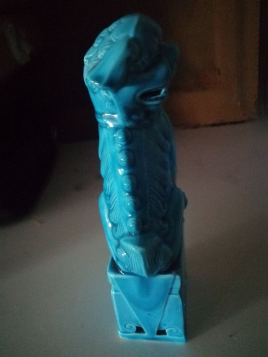 Cão de foo porcelana