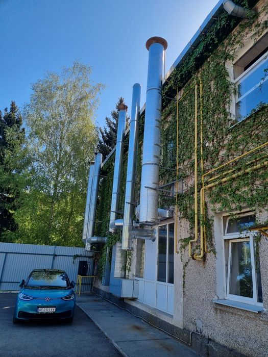 Вентиляція. Виготовлення повітроводів.  Вироби з жерсті.