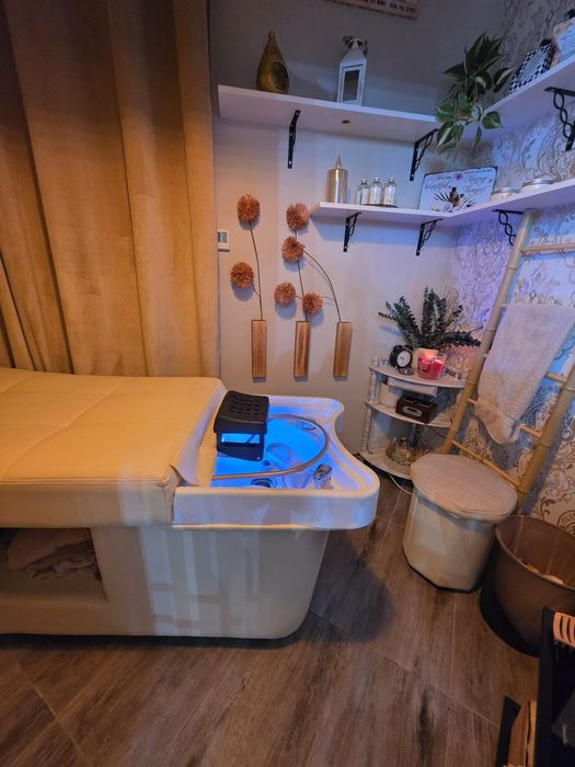 Łóżko do Head Spa HIT salonów Pełne wyposażenie + Kosmetyki + szkolenie
