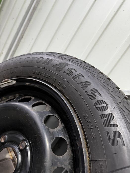 Felgi z Oponami Całorocznymi 195/65/15 Megane 3 Scenic Fluence 5x114