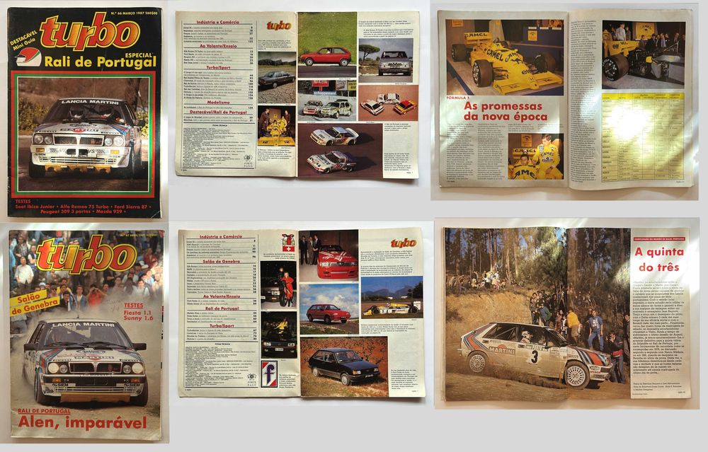 Coleção de revistas Turbo de 1987 (completa)