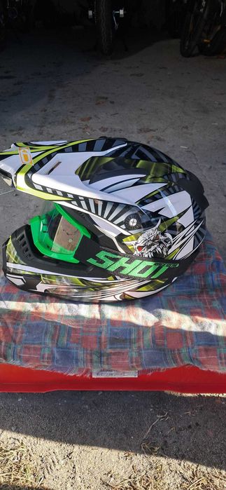 Kask KXD ECE R22-05, rozmiar S (55–56 cm) + gogle SHOT