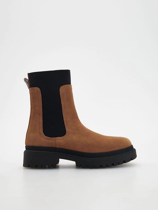 Жіночі черевики, замшеві ботинки демесезонні сапоги