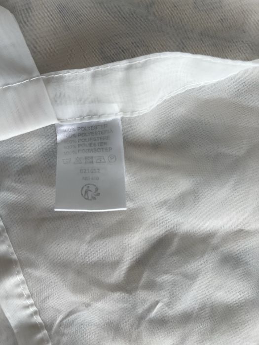 2 Cortinas transparentes brancas