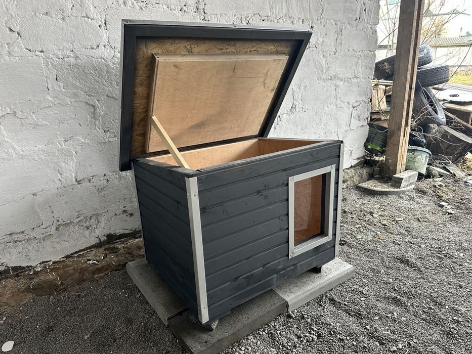 Утеплена будка для собаки/для різних порід