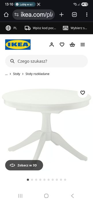 Stół okrągły Ikea