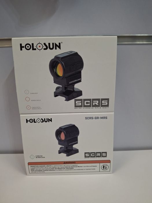 Коліматорний приціл Holosun SCRS-RD-MRS з сонячною панеллю