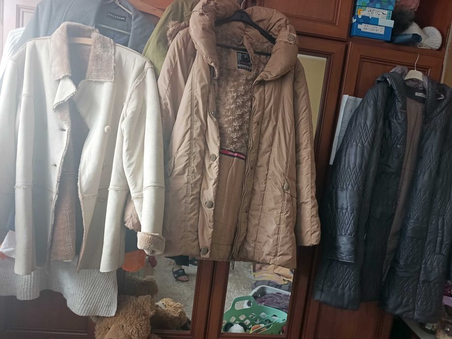 kurtki damskie ubrania duza ilosc  worek 99zl  xl