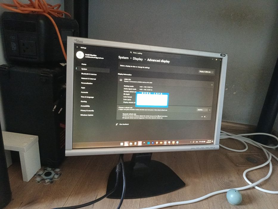Робочий Монітор Fujitsu Siemens 19 дюймів 1440х900