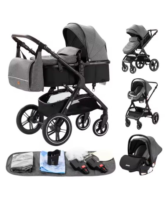Carrinho bebé de luxo completo