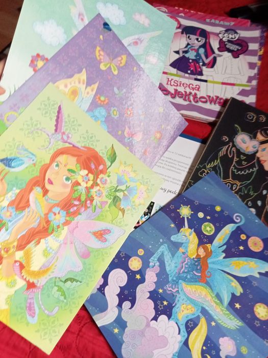 Książki Barbie Wróżki Little Pony Modelki Violetta