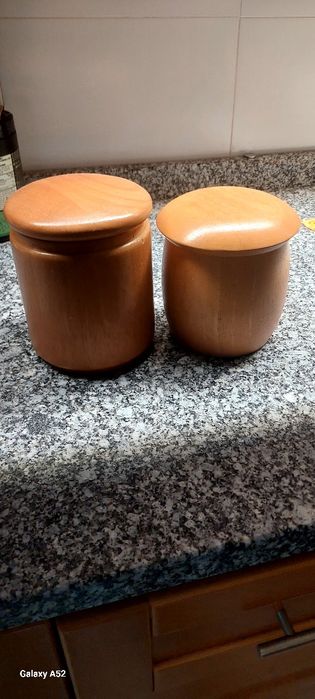Conjunto de dois potes herméticos