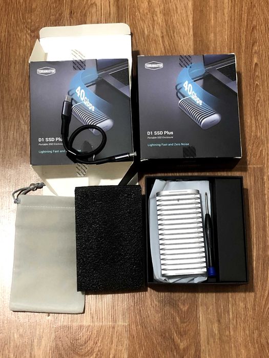 Новий TerraMaster D1 SSD Plus 40gbps– корпус NVMe накопичувачів
