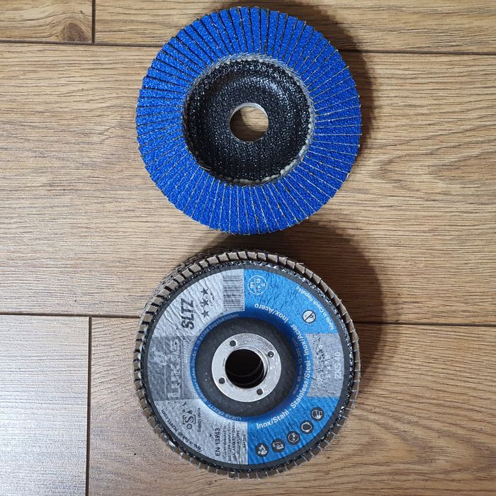 Tarcze lamelki Ceramiczne LUKAS 125 do stali nierdzewnej