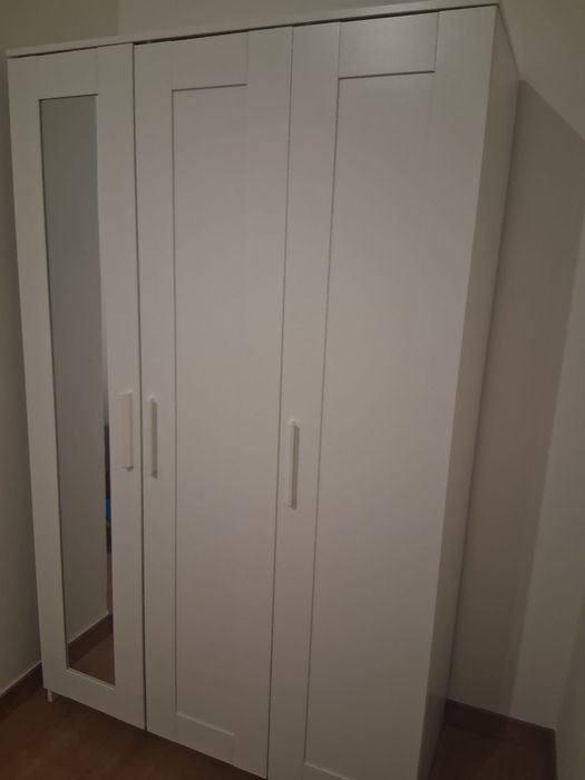 Roupeiro (Lisboa), 117x50x190 cm,  BRIMNES Ikea (NOVO)
