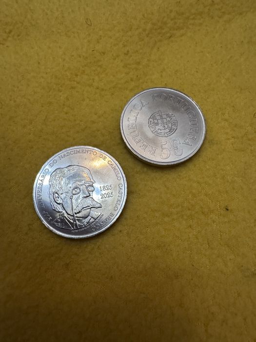 Vendo Moedas dos 200 anos do Nascimento de Camilo Castelo Branco