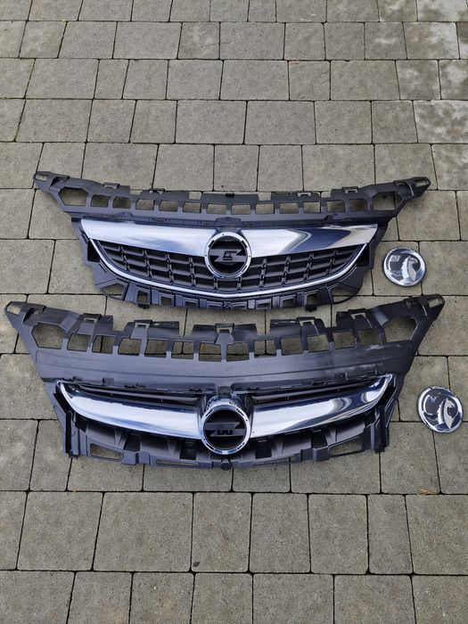 Решітка радіатора гриль Opel Astra J 2009-2016