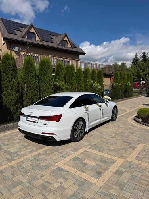 Elegancki samochód do ślubu – Audi A6 Quattro S line z kierowcą