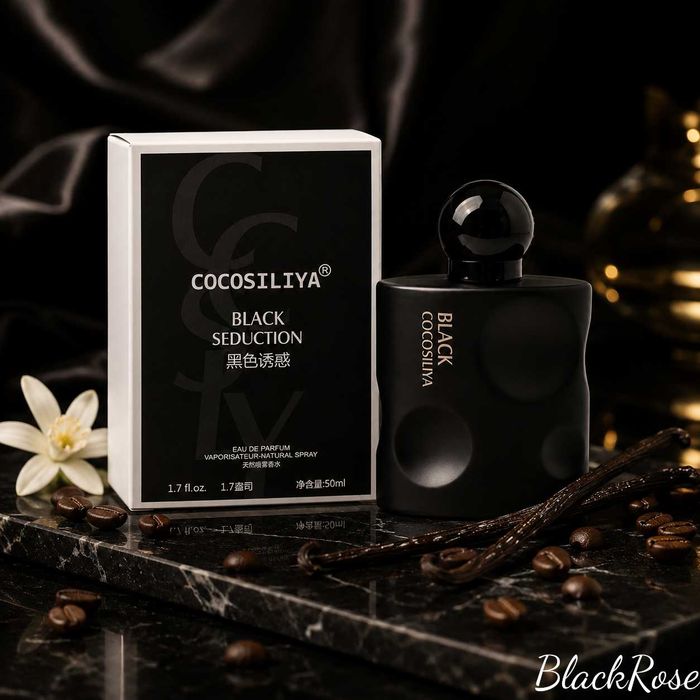 Perfumy Damskie BlackRose Black Seduction 50 ml Gruszka Kawa Wanilia Jaśmin