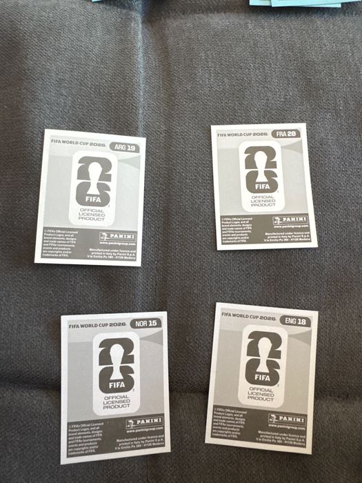 conjunto de cartas: mbappé, haaland, harry kane, julían alvarez
